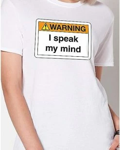 Buy 🔥 Warning I Speak T 👚 Shirt - Robert Knack ❤️ -EASY Come EASY GO-shop 04125365 b