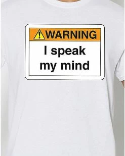 Buy 🔥 Warning I Speak T 👚 Shirt - Robert Knack ❤️ -EASY Come EASY GO-shop 04125365 f