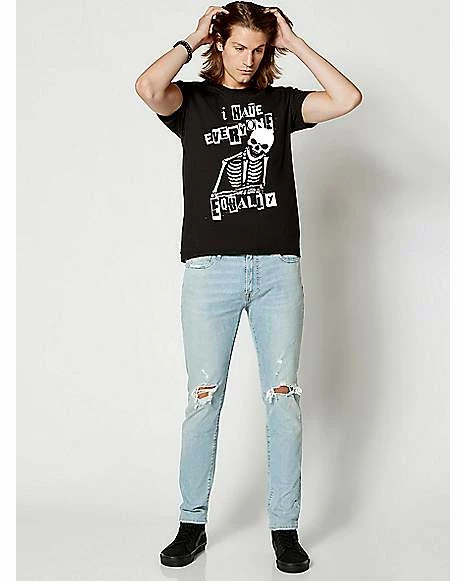 Budget ๐ I Hate Everyone Equally Skeleton T ๐ Shirt ๐ 5 Budget ๐ I Hate Everyone Equally Skeleton T ๐ Shirt ๐ - Image 3