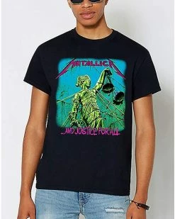 Coupon 😉 And Justice for All Album T 👚 Shirt - Metallica 🔔