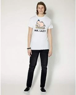 Best Sale 🔥 Mr. Lazy T 👚 Shirt - Mr. Men and Little Miss 🥰 -EASY Come EASY GO-shop 04132767 c