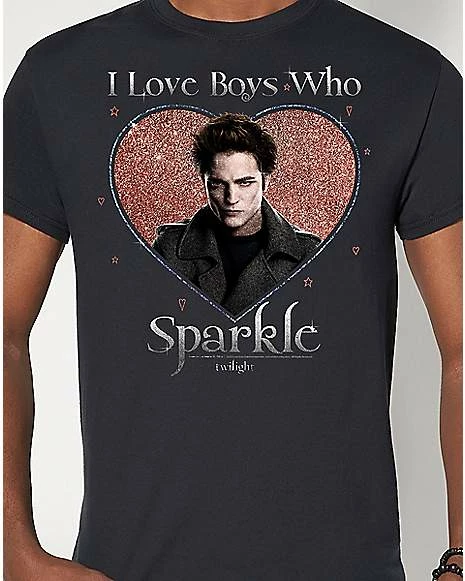 Discount ๐ I Love Boys Who Sparkle T ๐ Shirt - Twilight ๐คฉ 4 Discount ๐ I Love Boys Who Sparkle T ๐ Shirt - Twilight ๐คฉ - Image 2