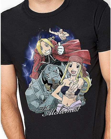 Best Sale 🔥 Characters Fullmetal Alchemist T 👚 Shirt 🛒 4 Best Sale 🔥 Characters Fullmetal Alchemist T 👚 Shirt 🛒 - Image 2