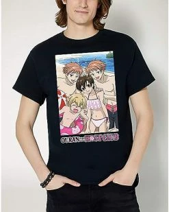 Deals 😉 Beach Ouran High School Host Club T 👕 Shirt 😀