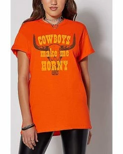 Wholesale 😀 Cowboys Make Me Horny T 👕 Shirt ⭐