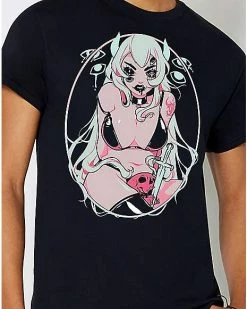 New ⌛ Gloom Skull Girl T 👚 Shirt - iiii ⌛ -EASY Come EASY GO-shop 04147740 b