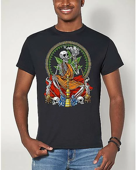 Cheap 😀 Buddha Skeleton T 👚 Shirt - Akasha Shrine 😀 3 Cheap 😀 Buddha Skeleton T 👚 Shirt - Akasha Shrine 😀