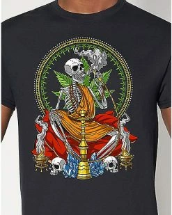 Alternative view of Cheap 😀 Buddha Skeleton T 👚 Shirt - Akasha Shrine 😀
