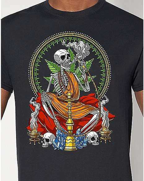 Cheap 😀 Buddha Skeleton T 👚 Shirt - Akasha Shrine 😀 4 Cheap 😀 Buddha Skeleton T 👚 Shirt - Akasha Shrine 😀 - Image 2