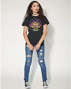 Buy 🌟 Hippie Mushrooms T 👕 Shirt - Akasha Shrine 🌟 -EASY Come EASY GO-shop 04148284 c
