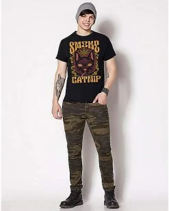 Hot Sale 👏 Smoke Catnip T 👚 Shirt - Thiago Correa 🌟 -EASY Come EASY GO-shop 04148565 c