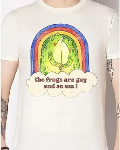 Discount 🥰 The Frogs Are Gay T 👚 Shirt - Root People 🔥 -EASY Come EASY GO-shop 04150215 b