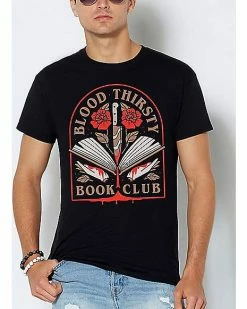 Best deal 👏 Blood Thirsty Book Club T 👚 Shirt - Forensics & Flowers 😍 -EASY Come EASY GO-shop 04150413 e