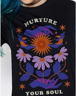 Brand new 🤩 Nurture Your Soul T 👕 Shirt - Forensics & Flowers 💯 -EASY Come EASY GO-shop 04150454 b