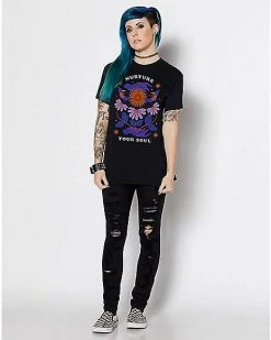 Brand new 🤩 Nurture Your Soul T 👕 Shirt - Forensics & Flowers 💯 -EASY Come EASY GO-shop 04150454 c