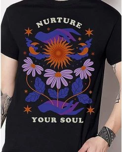 Brand new 🤩 Nurture Your Soul T 👕 Shirt - Forensics & Flowers 💯 -EASY Come EASY GO-shop 04150454 f