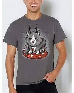 Outlet 🎁 Baphomet Bunny T 👚 Shirt - Ghoulish Bunny Studios 🥰