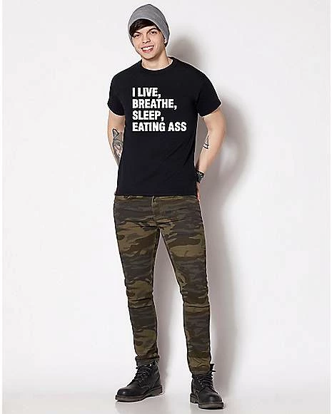 Hot Sale โญ Live Breathe Sleep Eating Ass T ๐ Shirt ๐ 5 Hot Sale โญ Live Breathe Sleep Eating Ass T ๐ Shirt ๐ - Image 3