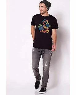 Hot Sale ✔️ Snake Tattoo T 👚 Shirt - Heymoonly_ 🎉 -EASY Come EASY GO-shop 04152484 c