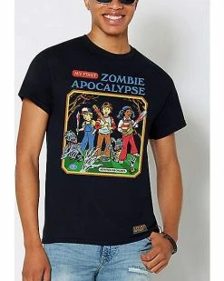 Discount 😉 My First Zombie Apocalypse T 👕 Shirt - Steven Rhodes ✔️ -EASY Come EASY GO-shop 04152641 e