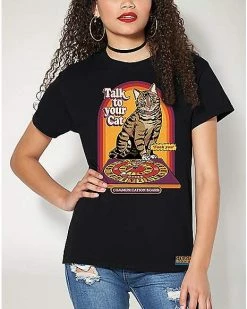Hot Sale ⌛ Talk to Your Cat T 👕 Shirt - Steven Rhodes 😉