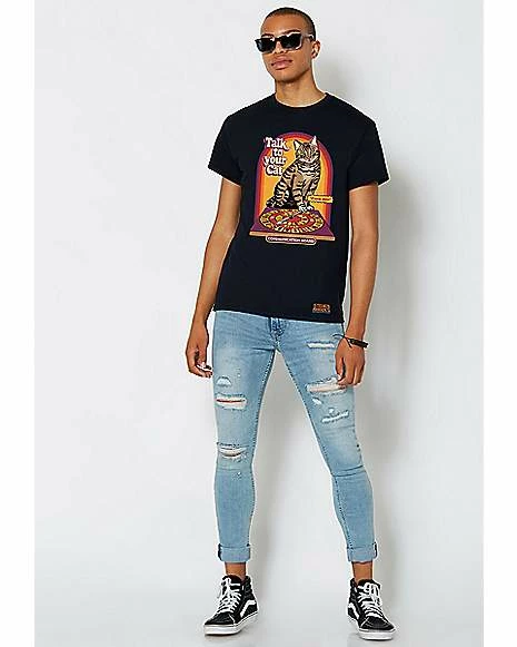 Hot Sale โ Talk to Your Cat T ๐ Shirt - Steven Rhodes ๐ 8 Hot Sale โ Talk to Your Cat T ๐ Shirt - Steven Rhodes ๐ - Image 7