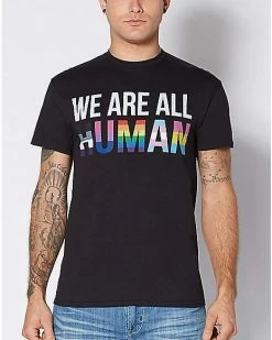 Brand new 😀 We Are All Human Pride T 👚 Shirt 🧨 -EASY Come EASY GO-shop 07516990 a