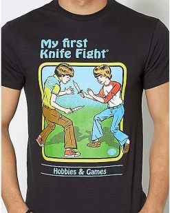 Best reviews of 👍 My First Knife Fight T 👚 Shirt - Steven Rhodes 🎁 -EASY Come EASY GO-shop 07526932 b