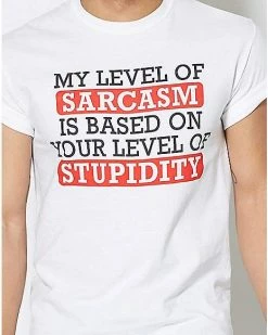 Best Pirce 🛒 Sarcasm Level T 👚 Shirt 👏 -EASY Come EASY GO-shop 07526973 b