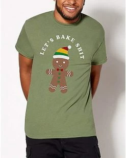 Cheapest 🔥 Let's Bake Shit Ugly 🎅 Christmas T 👚 Shirt 🎁