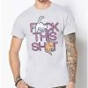 New 🔔 Cat Fuck This Shit T 👕 Shirt 👏 -EASY Come EASY GO-shop 07567712 a