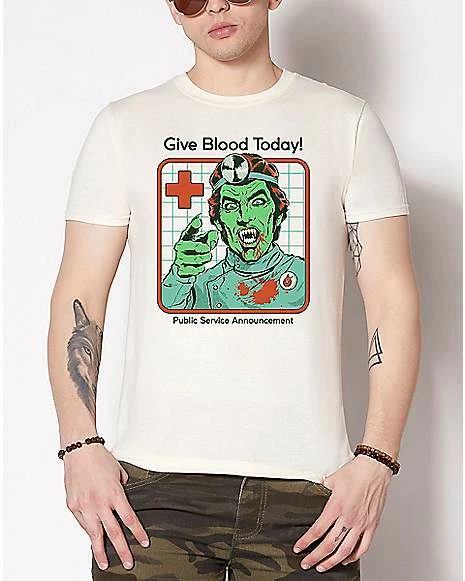 Outlet 𧨠Give Blood Today T π Shirt - Steven Rhodes π 3 Outlet 𧨠Give Blood Today T π Shirt - Steven Rhodes π