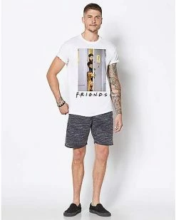 Budget 😉 Doorway Group Photo T 👕 Shirt - Friends 👍 -EASY Come EASY GO-shop 07588312 g