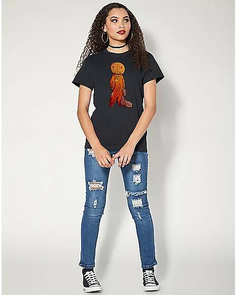 Hot Sale 😍 Sam Drawing T 👚 Shirt - Trick 'r Treat 🛒 8 Hot Sale 😍 Sam Drawing T 👚 Shirt - Trick 'r Treat 🛒 - Image 6