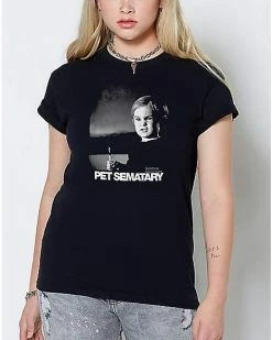 Brand new π Black and White Pet Sematary T π Shirt β€οΈ 13 Brand new π Black and White Pet Sematary T π Shirt β€οΈ -EASY Come EASY GO-shop 07592827 e