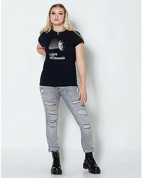 Brand new π Black and White Pet Sematary T π Shirt β€οΈ 8 Brand new π Black and White Pet Sematary T π Shirt β€οΈ - Image 6