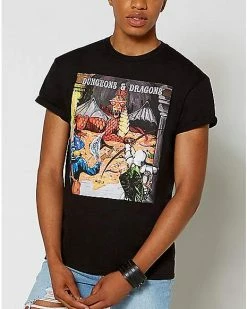 Coupon 🌟 Dungeons and Dragons Cover Art T 👕 Shirt 🧨