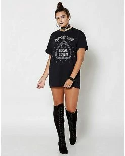 Buy ✨ Support Your Local Coven T 👚 Shirt 🤩 -EASY Come EASY GO-shop 07599111 c