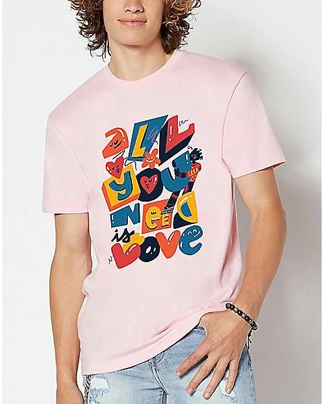 Best Pirce ๐งจ All You Need Is Love T ๐ Shirt - Chacko Brand โญ 3 Best Pirce ๐งจ All You Need Is Love T ๐ Shirt - Chacko Brand โญ