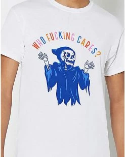 Discount 😉 Who Cares Reaper T 👕 Shirt 🎉 -EASY Come EASY GO-shop 07614738 b