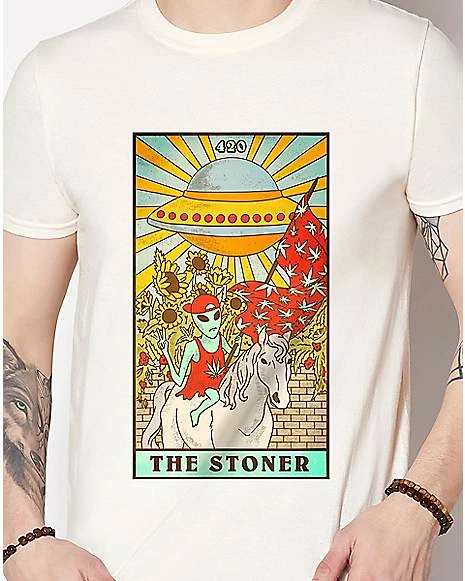 Best deal ๐ The Stoner Tarot T ๐ Shirt ๐ 4 Best deal ๐ The Stoner Tarot T ๐ Shirt ๐ - Image 2