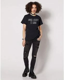 Best Sale 🥰 Mind Booty Soul T 👚 Shirt - Polly & Crackers 🔥 -EASY Come EASY GO-shop 07615511 g