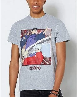 Deals ๐ Inuyasha Miroku Kanji T ๐ Shirt ๐