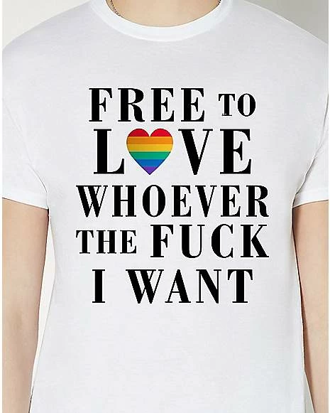 Best Sale ๐ Free To Love Whoever I Want Pride T ๐ Shirt ๐ 4 Best Sale ๐ Free To Love Whoever I Want Pride T ๐ Shirt ๐ - Image 2