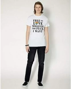 Best Sale ๐ Free To Love Whoever I Want Pride T ๐ Shirt ๐ 11 Best Sale ๐ Free To Love Whoever I Want Pride T ๐ Shirt ๐ -EASY Come EASY GO-shop 07618903 c