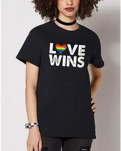 New ⭐ Rainbow Heart Love Wins Pride T 👕 Shirt 😀 -EASY Come EASY GO-shop 07618960 e