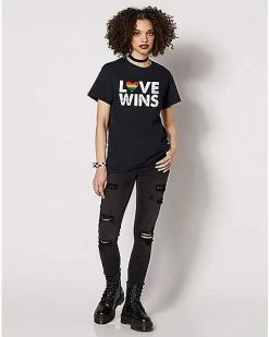 New ⭐ Rainbow Heart Love Wins Pride T 👕 Shirt 😀 -EASY Come EASY GO-shop 07618960 f
