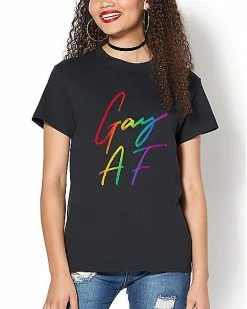 Budget 🌟 Rainbow Gay AF Pride T 👕 Shirt 😀 -EASY Come EASY GO-shop 07619265 e