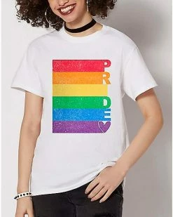 Buy 😀 Stacked Rainbow Pride T 👕 Shirt 😉 -EASY Come EASY GO-shop 07619745 e