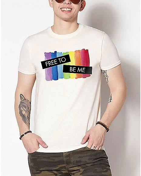 Cheapest ๐ Rainbow Free To Be Me Pride T ๐ Shirt ๐ 3 Cheapest ๐ Rainbow Free To Be Me Pride T ๐ Shirt ๐